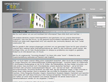 Tablet Screenshot of campus-domus.at